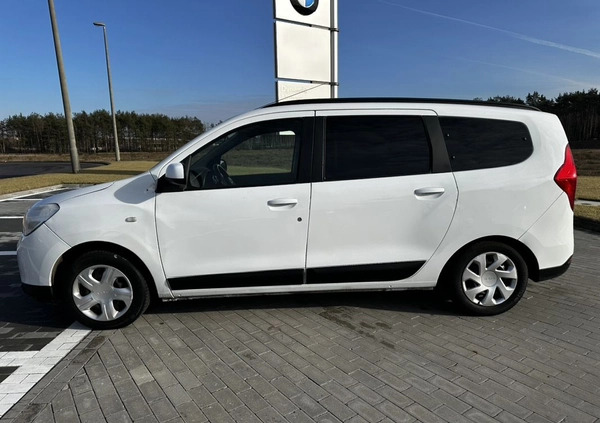 Dacia Lodgy cena 21000 przebieg: 255819, rok produkcji 2012 z Sławków małe 596